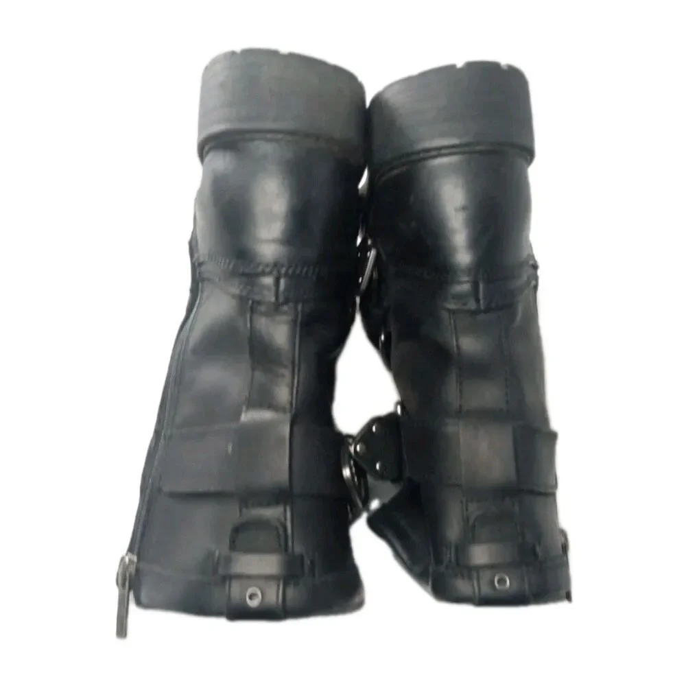Harley-Davidson Wilder Black Leather Boots Men's Size 8.5 D93279 Retail $199